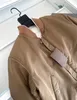 2022 nuove giacche di marca firmate materiale antivento di alta qualità design di usura su due lati moda colletto da baseball classico riscalda giacche da uomo