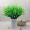 Decorative Flowers Plastic Artificial Plants Green Grass 7 Fork Water Eucalyptus Fake Flower Plant Wedding Home Decoration Table Decors