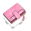 Storage Bags 2022 Fashion Women Wallets Small Zipper PU Leather High Quality Female Purse Card Holder Comestic Bag Lipstick Pouch