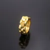 Pierścienie zespołu w stylu złoty kolor korony pierścień koronny Hip Hop Speedometr nierdzewna man rocka rocka biżuteria 221114