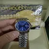 Completamente novo rel￳gio 41mm Novo lan￧amento 2023 Mint Jubileu azul canelado Full Set Full BP Automatic Mechanical Glass Men Watches Packaging original ￠ prova d'￡gua 2813