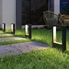 Waterdicht 10W LED Garden Licht Lawn Lamp Moderne aluminium pilaar Outdoor Courtyard Villa Landschap Bollards