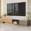 Bowls Rock Kungfu Tea Table And Integrated Light Luxury Simple Multifunctional TV Cabinet Combination