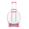 Dog Car Seat Covers Transparent Puppy Backpack Carrier Breathable Outdoor Kitten Handbag Movable Wheel Stroller Box Travel Pet Cage