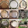 Decorazione per feste 2M Arco per matrimoni in ferro battuto Sfondo tondo Stand Compleanno Fai da te Stage Circle Outdoor Arche Mariage Decor