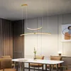 Żyrandole nordyckie minimalistyczne życie LED w jadalni wisiorek nowoczesne lampy żyrandola