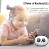 Cell Phone Earphones Cartoon Wireless Headphones TWS Bluetooth 5 2 Low Latency Earbuds Gaming Mobile Headset For Children Kids Gift 221114