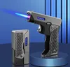 The latest 83MM charging lighter personality creative style gas electric double pistol style a variety of styles to choose from support customized logo