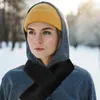 Bandanas Hommes Foulards Temps Froid Hiver Doux Tricoté Pour Temps Cachemire Cou Mari