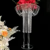 Party Decoration Round Table Flower Rack 60 cm Tall Acrylic Cake Stand Wedding Road Lead Wedding Centerpiece Event