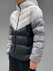 Jaqueta nova para baixo homens inverno quente com capuz de casacos grossos jaquetas de homens masculinas ao ar livre casaco acolchoado