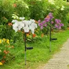 2pcs Solar Bouquet Light Simulation Flower Colorful Tree Lamp Outdoor Garden Decor Waterproof Lawn