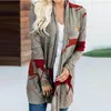 Trench da donna Cardigan donna Abiti autunno-inverno Stampa etnica occidentale Maglieria geometrica azteca Maglione vintage Capispalla femminile Top