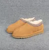 Venta caliente clásica Mini U5854 botas de nieve para mujer mantener la bota caliente Última moda Piel de oveja Piel de vaca Botas de felpa de cuero genuino Tazz Zapatilla Baotou zapatos