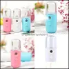 Other Household Sundries Mini Face Moisture Water Supply Instrument Nanometer 250Mah Usb 30Ml Tank Women Spray Bottle Hold Portable Dht90