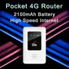 Router 4G-Router Drahtloses LTE-WLAN-Modem Sim-Karten-Router MIFI Pocket Spot Integrierter Akku Tragbares WLAN 10 Benutzer 221114