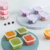 Opslagflessen luchtdichte voedselkast plastic bento scherper container conservering kids mini magnetron oven bowl keuken