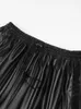 Женские женские брюки Street Cleasuit Women 2 штуки устанавливают модное отражающее пальто и широкие брюки в ногу осень -зима