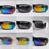 Sports solglasögon för män stora cyklingsglasögon med spegellinser UV400 9 färger märke nyanser