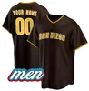 Mens juventude Jerseys Manny Machado Fernando Tatis Jr. Padres Joe Musgrove Xander Bogaerts Tony Gwynn camisas costuradas crianças camisas de beisebol