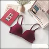 Autre Maison Jardin Dame Étudiants Sous-Vêtements Push Up Soutien-Gorge Plus La Taille Soutien-Gorge En Tissu Une Pièce Léger Sans Fil Doux Corset Mujer Dhcne