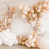 Party Decoration 2M Round Tube Wedding Props Birthday Balloon Arch Wrought Iron Shelf Single Pole Flower Door Outdoor Lawn