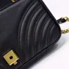 designer bag handbag bags Women Shoulder black Crossbody marmont luxury Messenger designers Totes Fashion Chain Metallic Classic Clutch