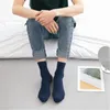 Herrstrumpor mode m￤n ankel sommarfj￤der kort bomull man kl￤nning avslappnad balck vit sock meias calcetines hombre all-match