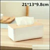 Tissue Boxes Napkins Japanese Tissue Box Wooden Er Toilet Paper Solid Wood Napkin Holder Case Simple Stylish Home Car Dispenser 22 Dhenh