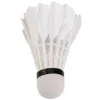 3pcs Profesyonel badminton Shuttlecocks Beyaz Gelişmiş Kaz Tüy Badminton Köpük Balo Kafası İyi Elastikiyet Shuttlecock