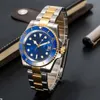 Luxury Swiss Watch Waterproof Automatic AAA Watches Män Kopiera klassiska armbandsur Stil rostfritt stål 41mm guld Luminous Sapphir329p