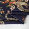 Sjaals 100 100 cm Russische bloemen zijden sjaal vrouwen etnische sjaal bandana kerchief bloem geprinte vierkant Babushka hijab