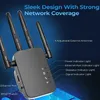 Маршрутизаторы обновления беспроводного Wi -Fi Extender Bong Drange Booster для дома до 4000 кв. Футов и 38 устройства Wethernet Port 221114