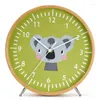 テーブルクロックデジタル時計木製リビングルームクリエイティブサイレントデスクモダン漫画8インチ