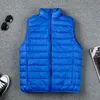Men039s Down Parkas Winter Men Duck Vest Coat Ultralight Sleeveless Puffer Jacket ultra thin warm lightweight down jacket Waist2259040