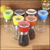 Mills Manual Mills Grinders Sharp Core Grinding Beans Kitchen Tool Glass Abrader 향료 향신료 병 Pepper Bottle New 도착 Dhqrj