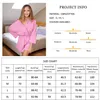 Dames slaapkleding sexy pyjama's hiloc casual slaapkleding katoen pyjama's voor vrouwen sets pak turn collar negen kwart mouw slaaptoppen shorts vrouwelijke huismedewerker