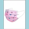 Maschere designer maschere per bambini maschera per designer usa e getta speciale per bambini ragazzi ragazzi baby ventilazione maschere da cartone animato arcobaleno 0 24xx q2 dhmwi