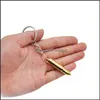 Andra rökningstillbehör Portable Dabber Tool Metal Color Den Cigarettsked Keychains Alloy Rökningstillbehör för vax Dry Herb Dhllo