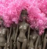 Principessa bambola nera africana articolazione mobile capelli ricci carnagione marrone giocattolo per bambini da 3 anni in su 12,5 pollici