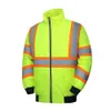 Промышленная отражающая безопасность жилет Custom Private Mabel Hi-Vis строительный жилет с застежкой-молнией с светоотражающей курткой для мужчин