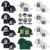 American College Football Wear NCAA Fighting College 6 Jerome Bettis Jersey 81 Tim Brown 81 Alan Page 23 Golden Tate 12 Ian Book 3 Joe Montana University cousu pour