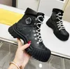 2023 Designer Stivali in vera pelle Scarpe da ginnastica sportive Casual Donna Uomo Graffiti Tread Slick Sneakers Moda Calzini Stivali Scarpe in maglia Nero Eur 35-41