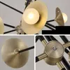 Kroonluchters Moderne Noordse hangende lamp Gold trompet Vintage Retro Horn Delightfll Botti Lighting Living Room Sputnik