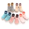 Sneakers Baby Boys Girls Sock Shoes Autumn Non-slip Floor Socks Kids Soft Rubber Sole Toddler with Soles 221028