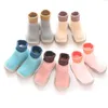 Sneakers Baby Boys Girls Sock Shoes Autumn Non-Slip Floor Socks Kids Soft Rubber Sole Toddler With Soles 221028