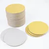 Bakeware Tools Golden Round Cake Mat Mousse Bottom Food Disposable Dessert Snack Display DIY Table Tray Party Decoration Supplies