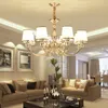 シャンデリアモダンゴールドメタルLED照明リビングダイニングルームの装飾シャンデリアランプベッドルームハンギング照明器具luminaire