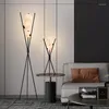 Vloerlampen Noordelijke post Modern Lamp LED Design eenvoudig glas voor woonkamer slaapkamer naast decor statief