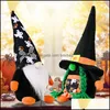 Andra festliga festförsörjningar Gnomes Faceless Doll Halloween Party Supplies Rudolph Black Plush Dolls Child Intressant Toy Decorat DHF0L
